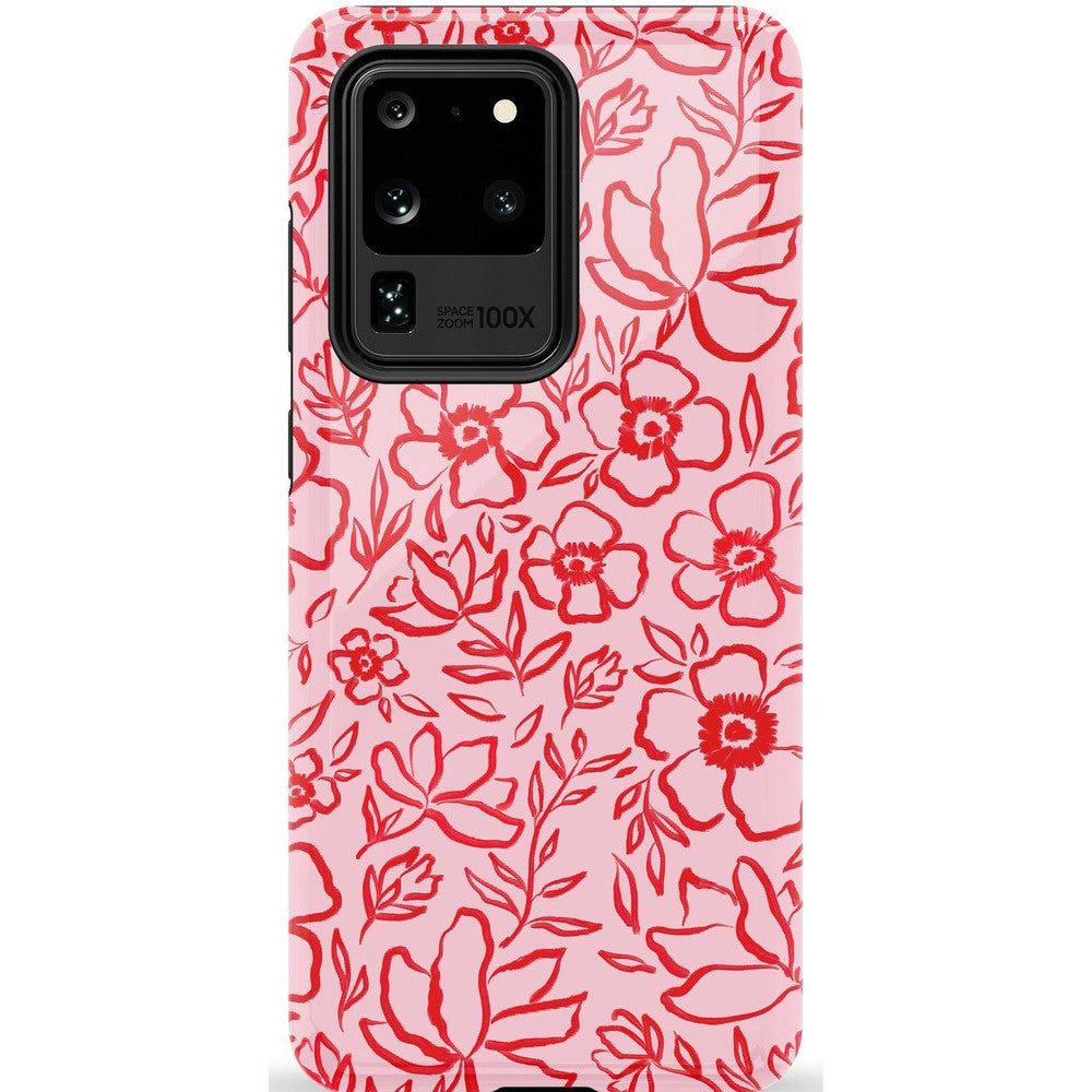 Blush Garden | Floral Doodle Case