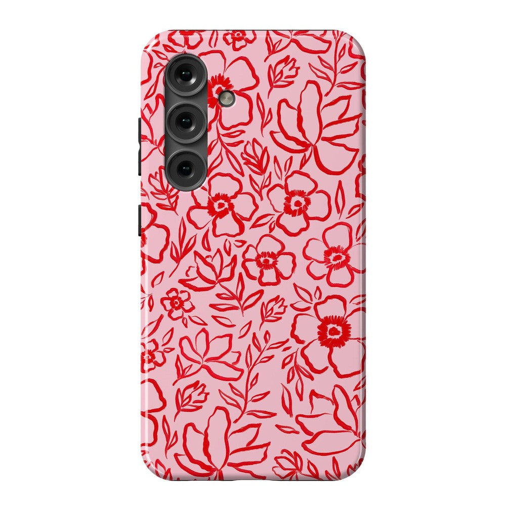 Blush Garden | Floral Doodle Case