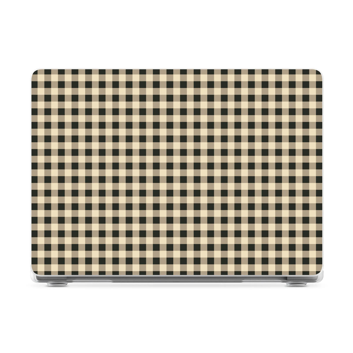 Cedar Lane | Black & Cream Gingham Laptop Shell