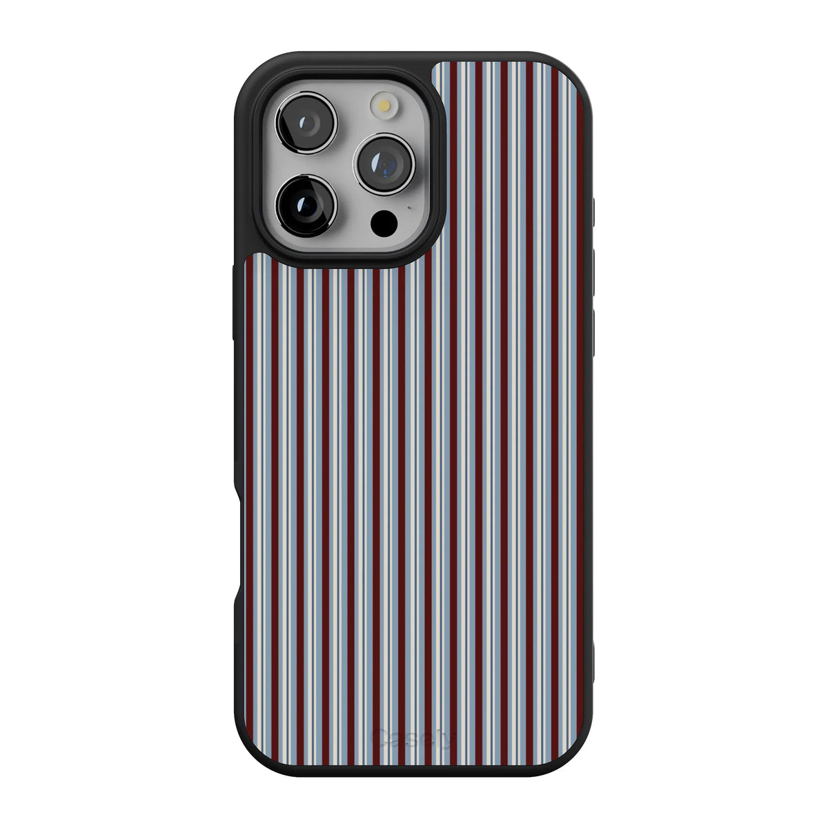 Bistro Stripes | Blue & Maroon Case
