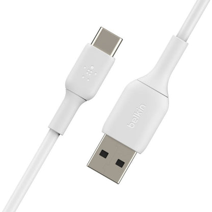 Belkin BoostCharge USB-C to USB-A Cable (1 meter / 3.3 foot, White) - CAB001BT1MWH