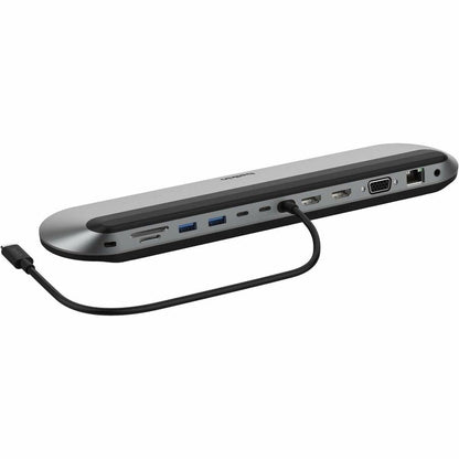Belkin 11-in-1 Universal USB-C Docking Station - USB 3.2 - 10 Gbps - 100W - 2xHDMI, 1xVGA, 2xUSB-A, 1xUSB-C - Grey - INC014btSGY