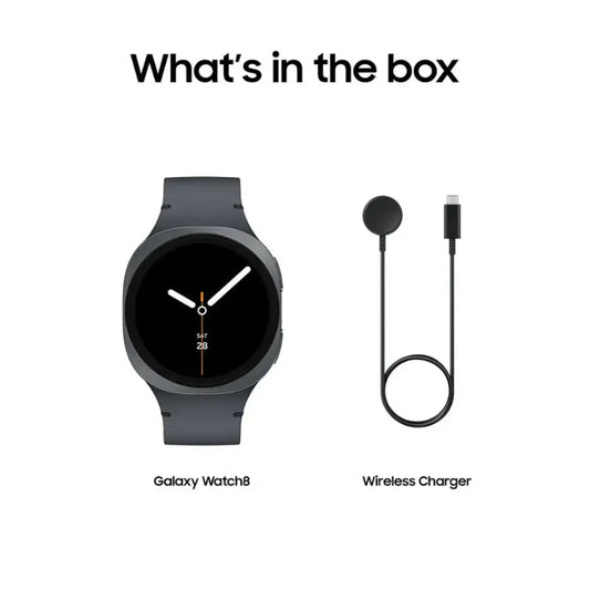 Samsung Galaxy Watch8 Aluminum Case Smartwatch with Sport Band - Bluetooth