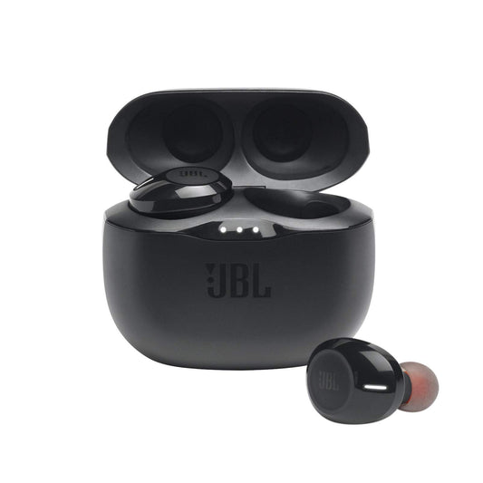 JBL - True Wireless In-ear Headphones - Black - JBLT125TWSBLKAM