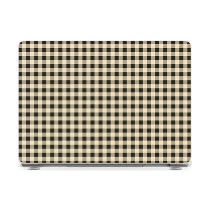 Cedar Lane | Black & Cream Gingham Laptop Shell