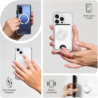 PopSockets iPhone 15 Pro Max Phone Case w/MagSafe- Sunset Mariposa | Magnetic, Wireless Charging, Camera & Drop Protection, Butterfly, Moth, Luna, Western, Boho, Aesthetic