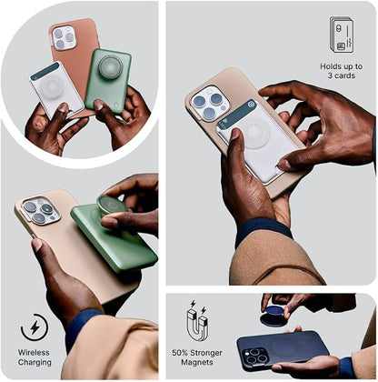 PopSockets iPhone 14 Pro Max Phone Case w/MagSafe- Curled Up & Cozy | Magnetic, Wireless Charging, Camera & Drop Protection, Bookish, Dragon
