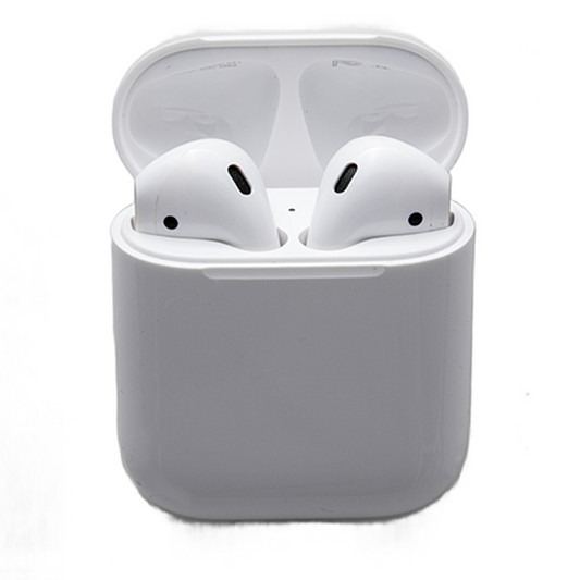 Apple AirPods (2nd Generation) with Charging Case.