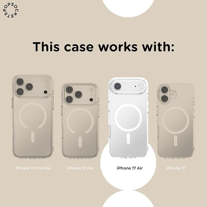 PopSockets iPhone 17 Air Phone Case with MagSafe- Main Character | Magnetic, Wireless Charging, Camera & Drop Protection, Dragon