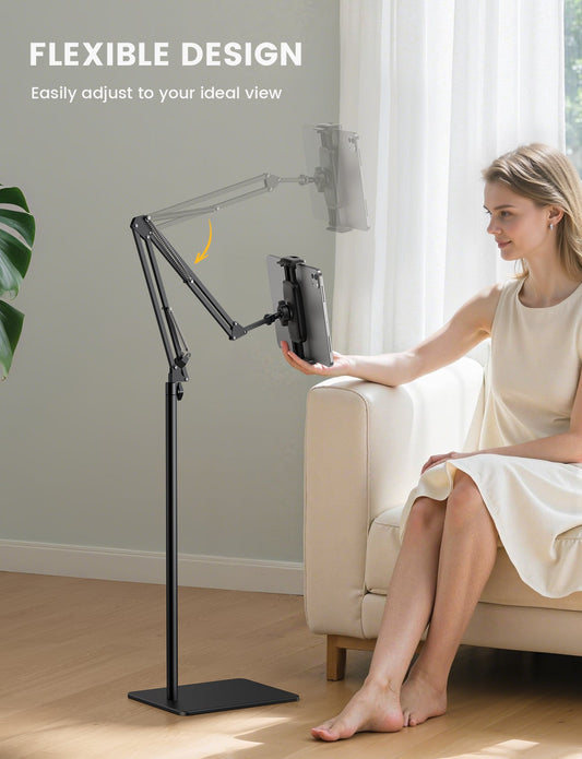 Lamicall Tablet Floor Stand Flexible Arm Holder Multi Angle