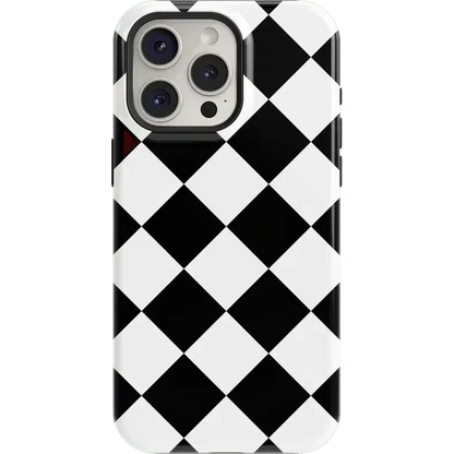 Black Checkerboard | High Contrast Design Case
