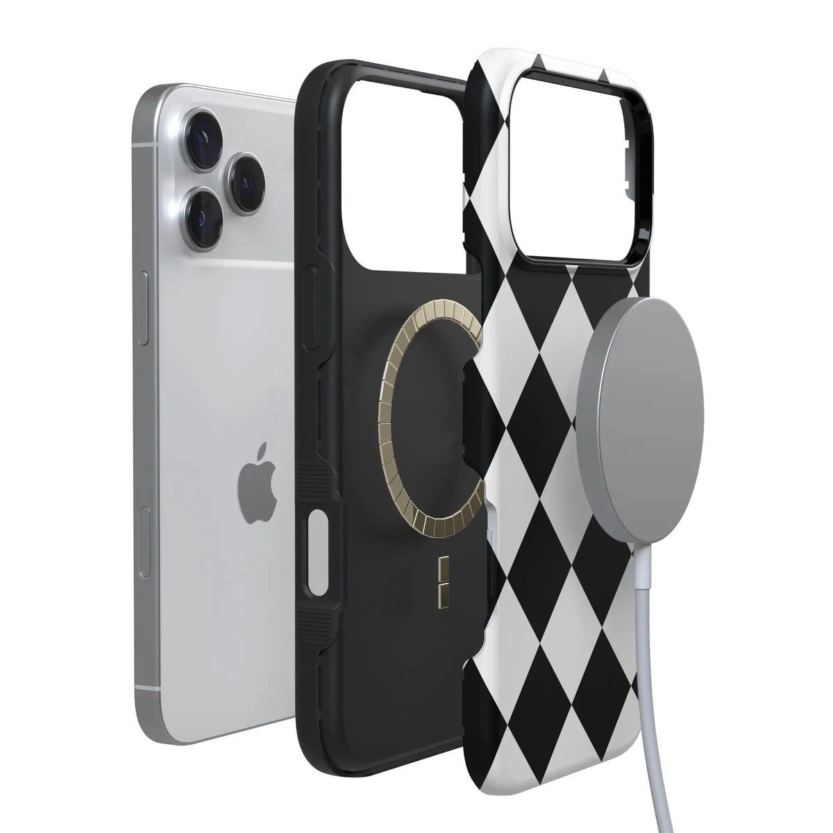 Black Checkerboard | High Contrast Design Case
