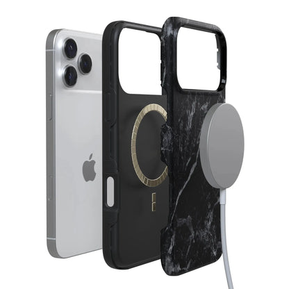 Black Pearl | Classic Black Marble Case