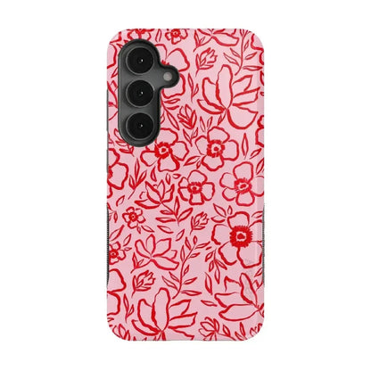 Blush Garden | Floral Doodle Case