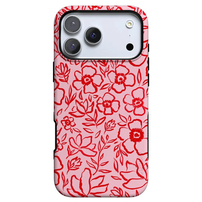 Blush Garden | Floral Doodle Case