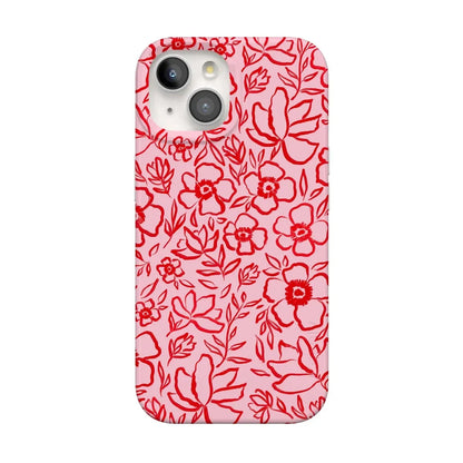 Blush Garden | Floral Doodle Case