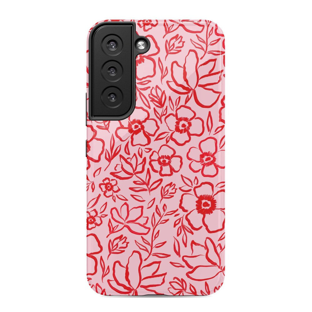 Blush Garden | Floral Doodle Case