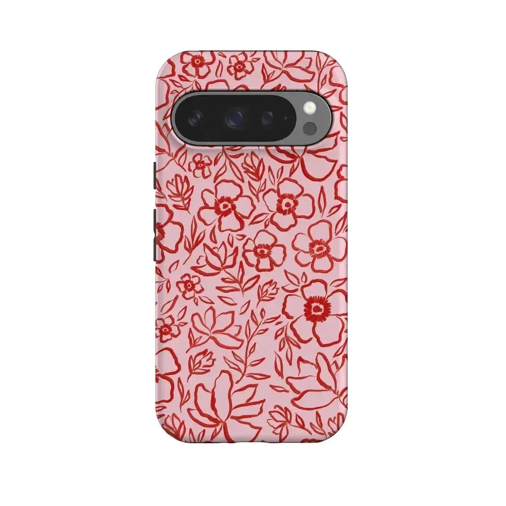 Blush Garden | Floral Doodle Case