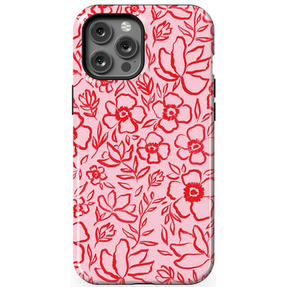 Blush Garden | Floral Doodle Case