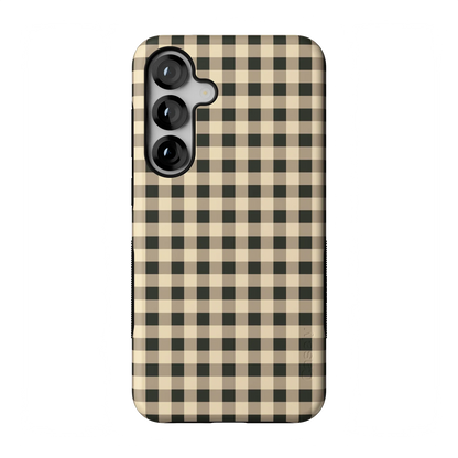 Cedar Lane | Black & Cream Gingham Case
