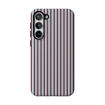 Bistro Stripes | Blue & Maroon Case