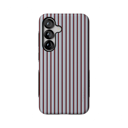 Bistro Stripes | Blue & Maroon Case