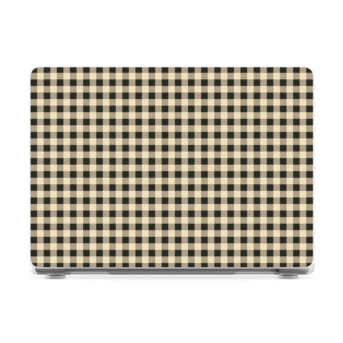 Cedar Lane | Black & Cream Gingham Laptop Shell