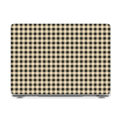 Cedar Lane | Black & Cream Gingham Laptop Shell