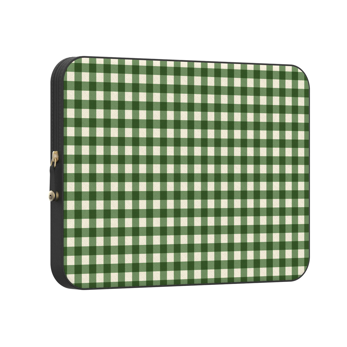 Checked Twice | Green Plaid Laptop Case