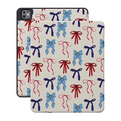American Girlie | Red White & Blue Bows iPad Case