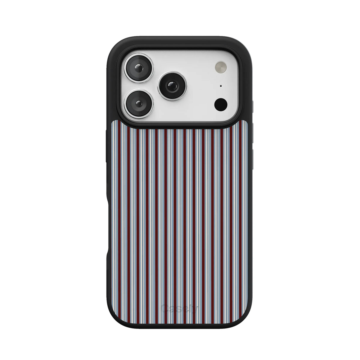 Bistro Stripes | Blue & Maroon Case