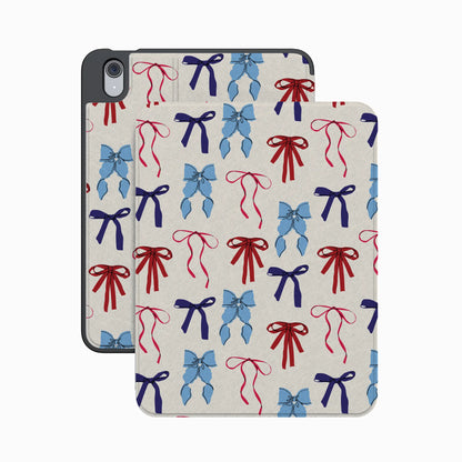 American Girlie | Red White & Blue Bows iPad Case