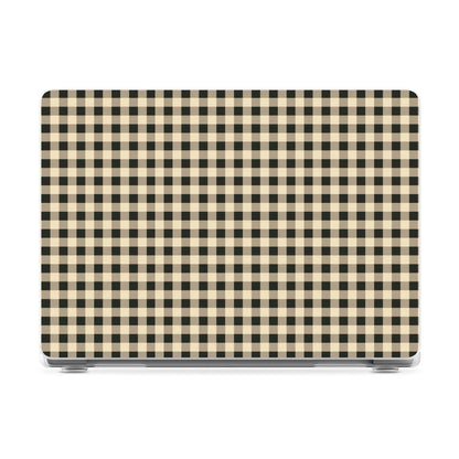 Cedar Lane | Black & Cream Gingham Laptop Shell