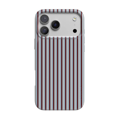 Bistro Stripes | Blue & Maroon Case