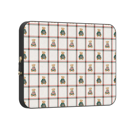 Bear Hugs | Teddy Squares Laptop Case