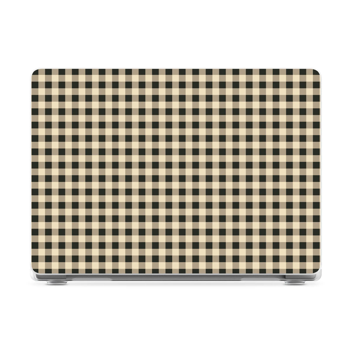 Cedar Lane | Black & Cream Gingham Laptop Shell