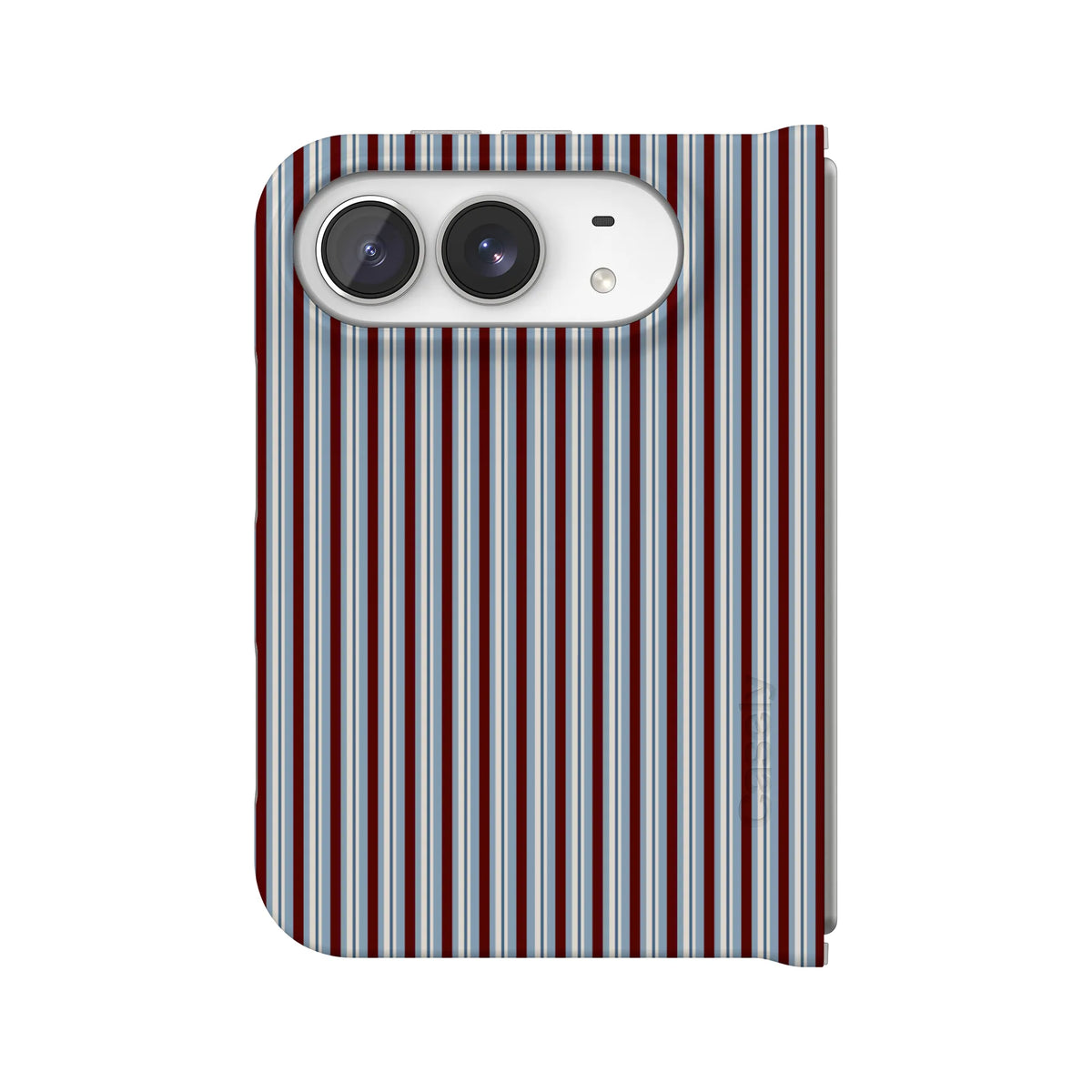 Bistro Stripes | Blue & Maroon Case