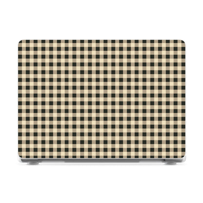 Cedar Lane | Black & Cream Gingham Laptop Shell