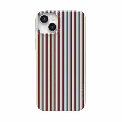 Bistro Stripes | Blue & Maroon Case