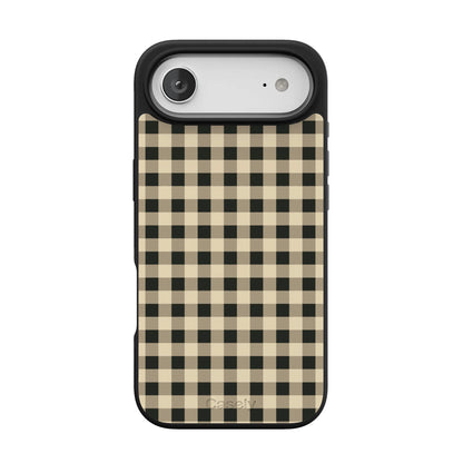 Cedar Lane | Black & Cream Gingham Case