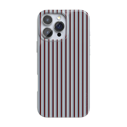 Bistro Stripes | Blue & Maroon Case