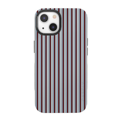 Bistro Stripes | Blue & Maroon Case