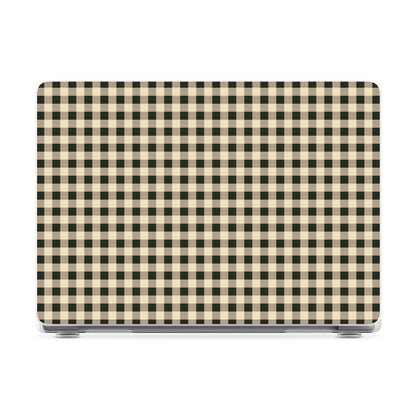 Cedar Lane | Black & Cream Gingham Laptop Shell