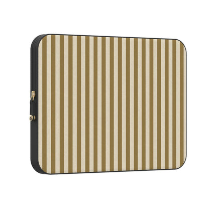 Canvas & Co | Warm Neutral Stripes Laptop Case