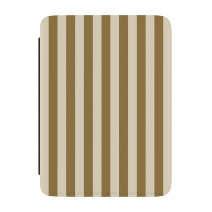 Canvas & Co | Warm Neutral Stripes Kindle Case