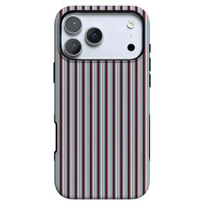 Bistro Stripes | Blue & Maroon Case