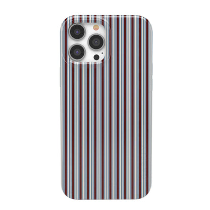 Bistro Stripes | Blue & Maroon Case