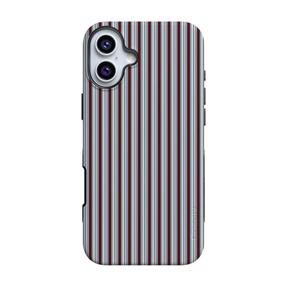 Bistro Stripes | Blue & Maroon Case