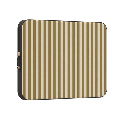 Canvas & Co | Warm Neutral Stripes Laptop Case
