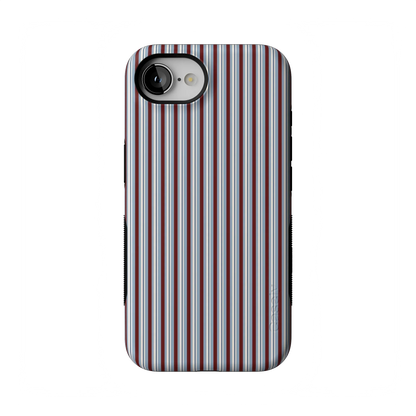 Bistro Stripes | Blue & Maroon Case